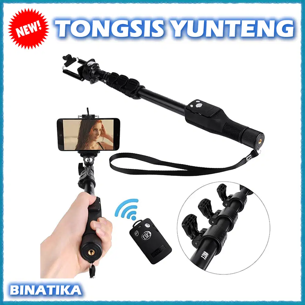 Tongsis Yunteng Bluetooth YT-1288 Monopod For Smatphone & Camera