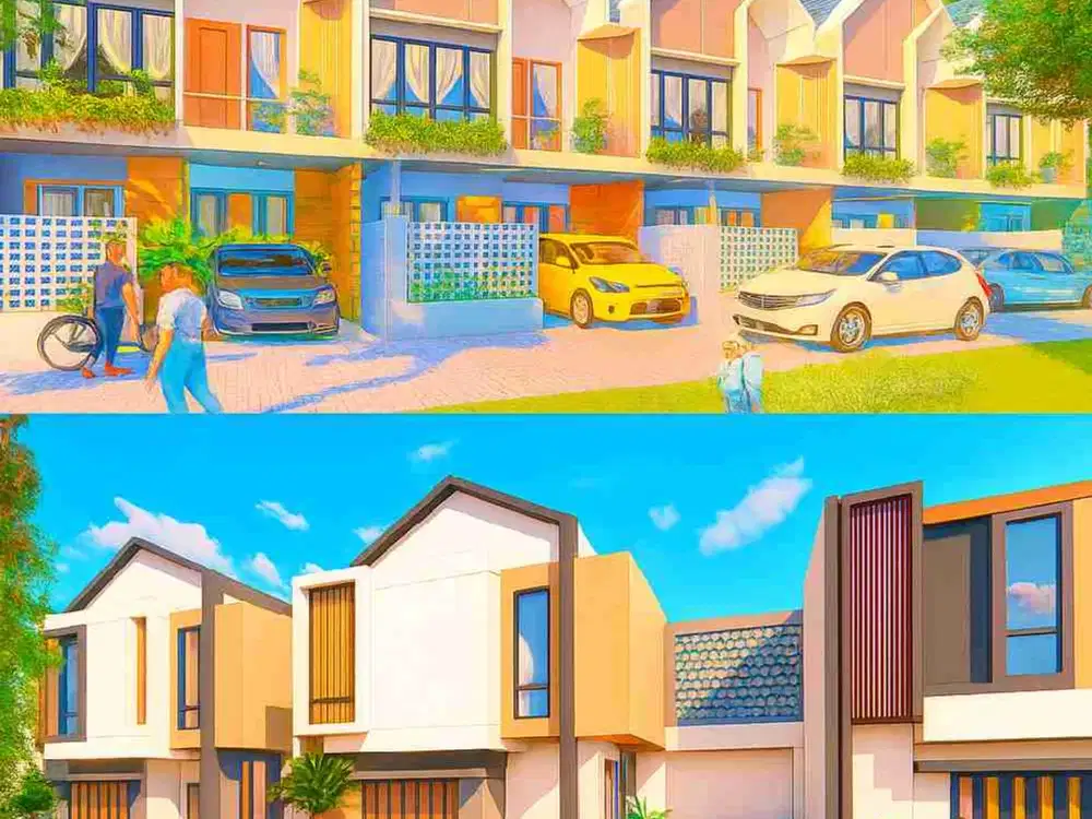 RUMAH PESAN BANGUN 2 LANTAI STRATEGIS DEKAT RS MERAH PUTIH JAPUNAN MGL