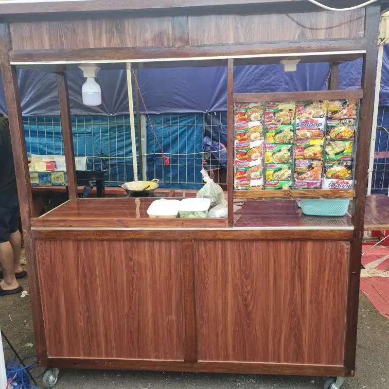 Dijual gerobak kayu untuk jualan