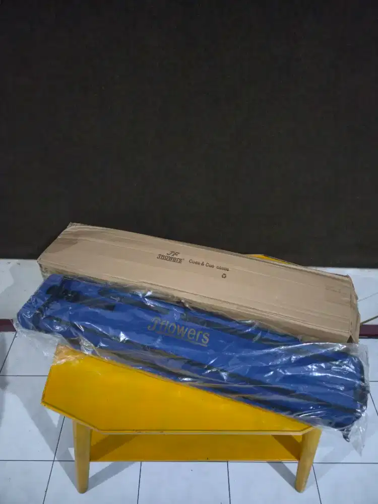 (BARU) Tas stick billiard cue case original jflowers 3x5