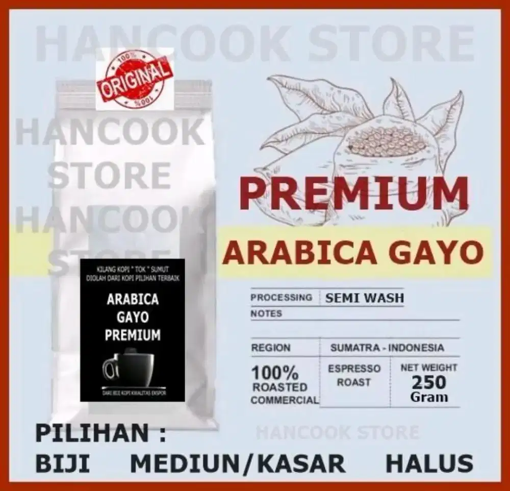 KOPI GAYO ARABIKA MEDIUM ROASTING