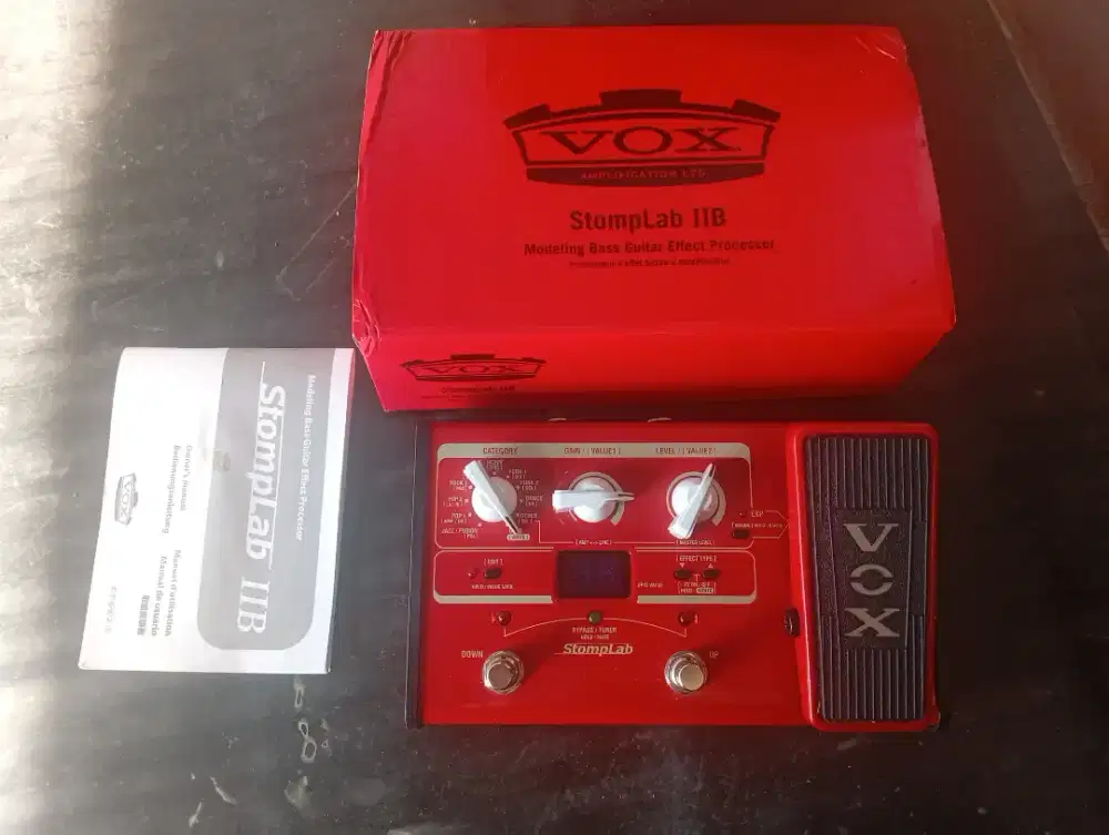 Efek gitar bass Multistomp VOX Stomplab 2B