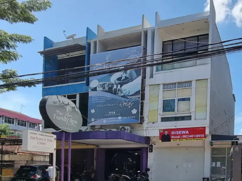 Disewakan ruko 1 petak di tengah kota amakssar