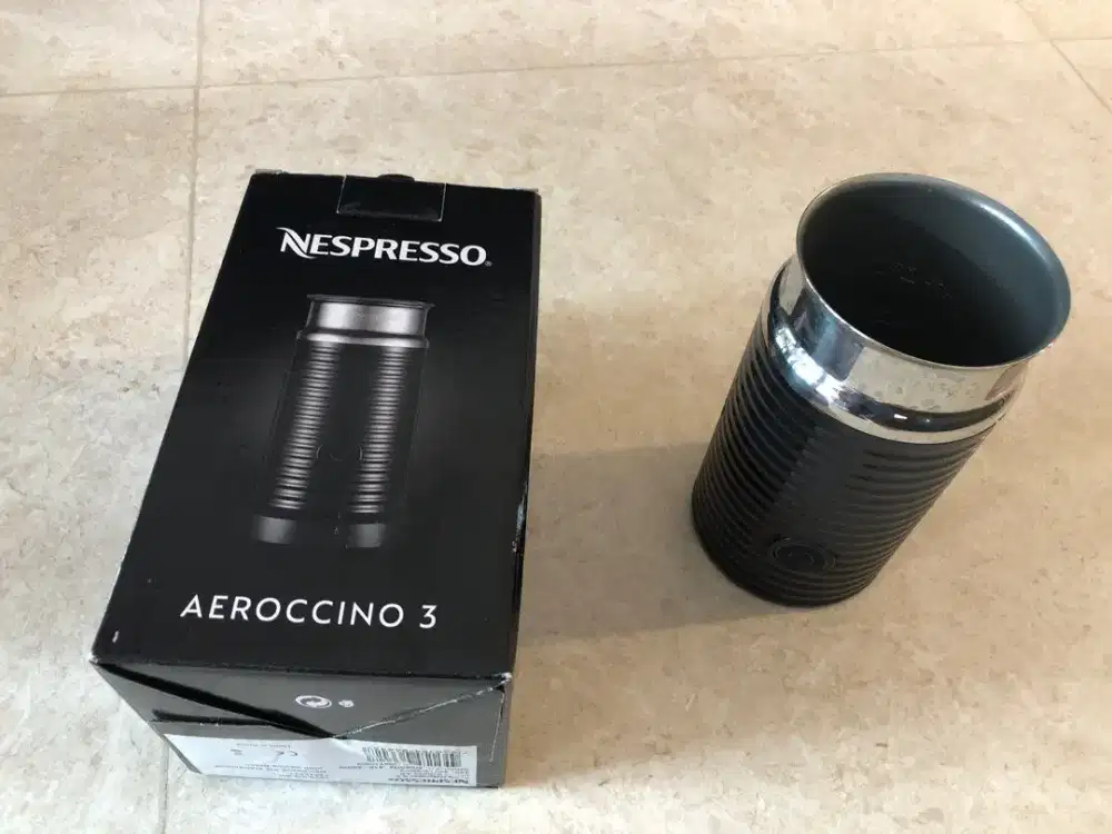 Nespresso Aeroccino 3 Milk Frother Pemanas Susu Kopi Cappuccino Latte