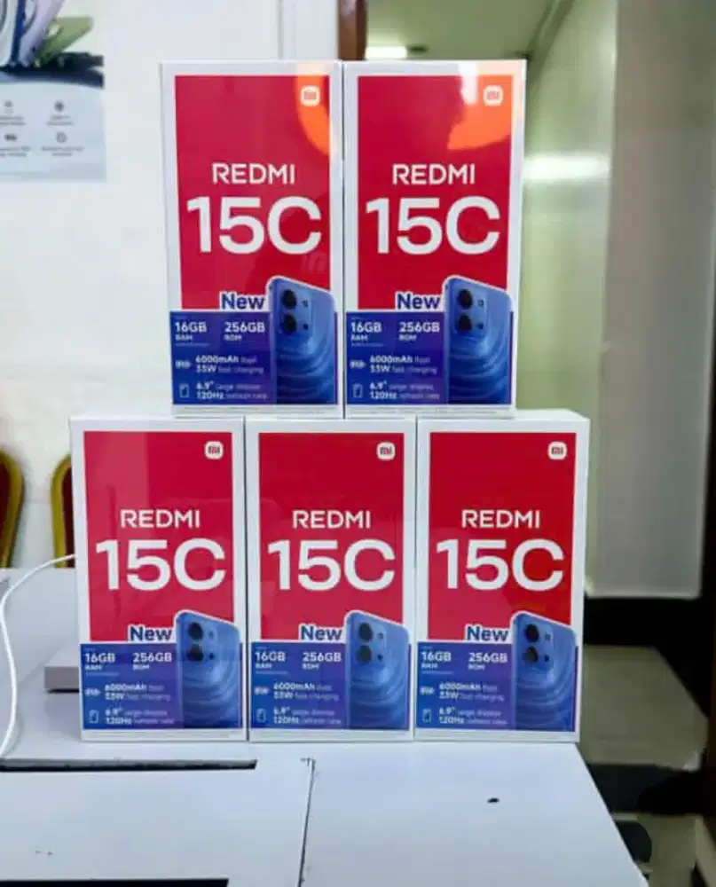 PROMO REDMI 15C 6/128GB NEW SEGEL & DAZZLE PROTECTION
