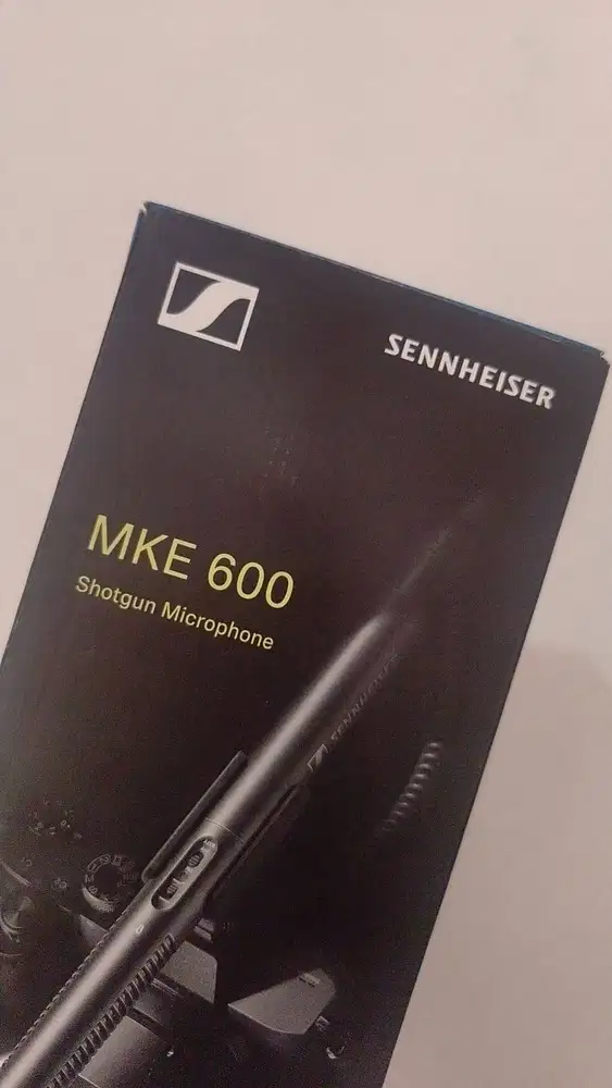 Sennheiser MKE 600 Shotgun Microphone Baru 100%