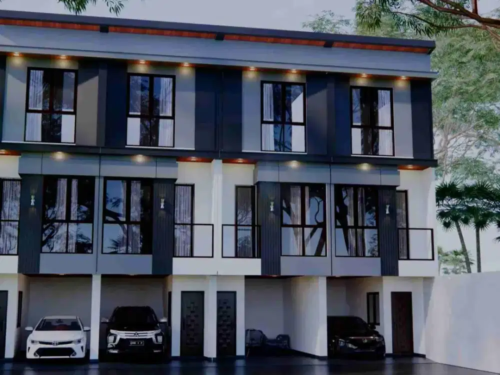 Dijual rumah modern 2 lantai di jakarta pusat