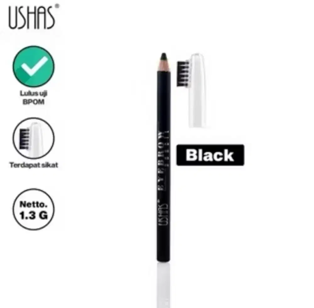 Ushas Pensil Alis Eyebrow Pencil With Brush bpom