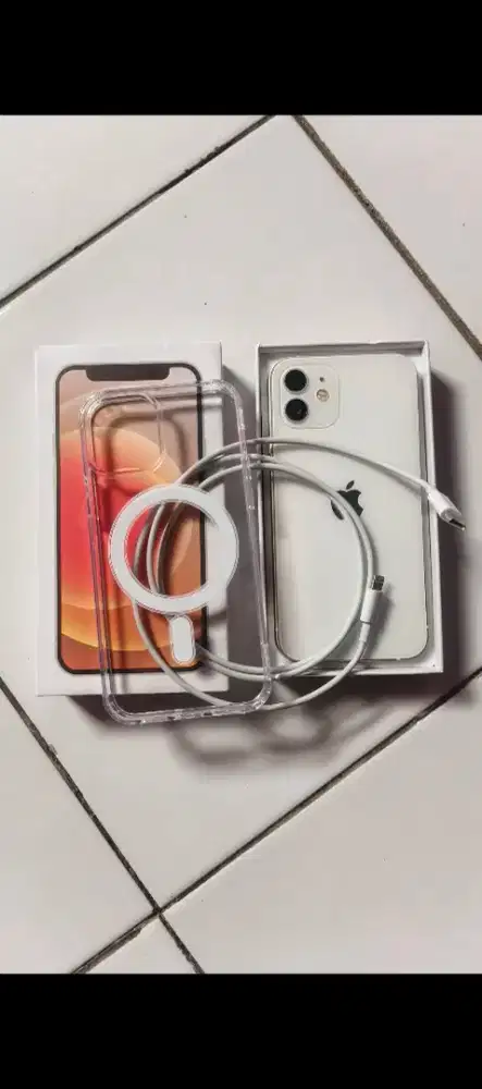 Iphone 12 128gb inter fullset all operator