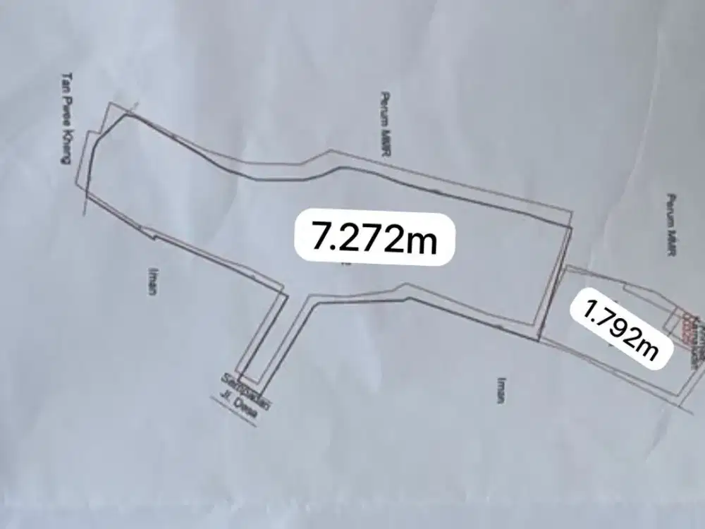 Di Jual Tanah Setu Bekasi 7 Menit dari Tol Burangkeng Cocok Untuk Komplek Perumahan