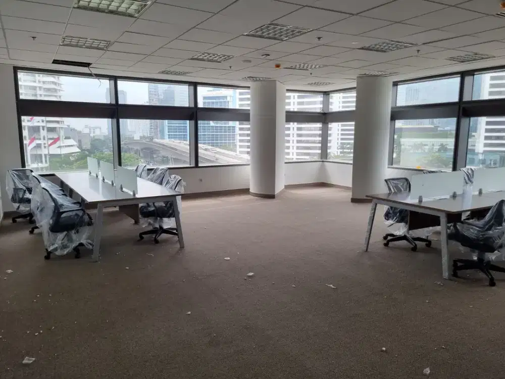 SEWA KANTOR DI JAKARTASELATAN SUDIRMAN 93M2 FURNISHED 360K NEGO