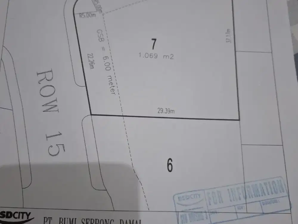 Dijual Kavling di Telaga Golf Luas 1.060