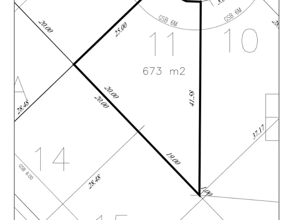 DIjual Kavling di Teras Golf BSD Luas 1.390m