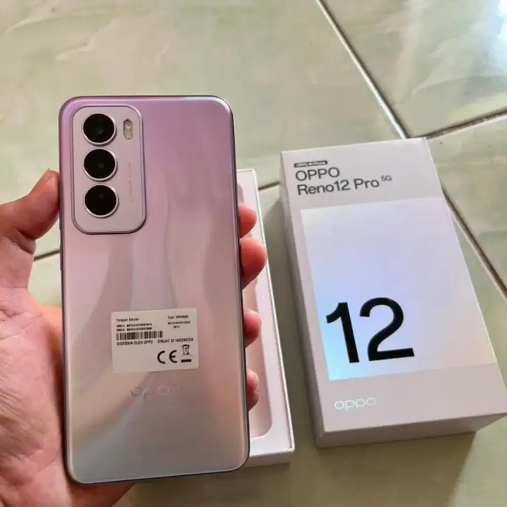 OPPO RENO 12PRO SECOND LIKNEW
