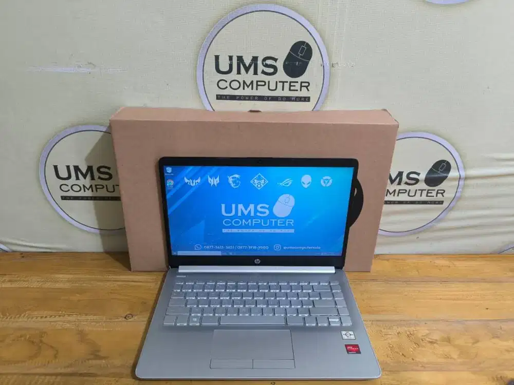 HP 14S DK1122AU AMD ATHLON GOLD 3150U Ram 8GB SSD 512GB