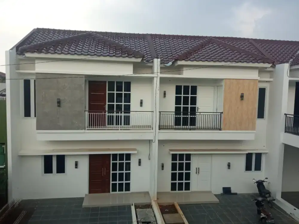 Rumah cluster cakep dan strategis paling murah dijatibening