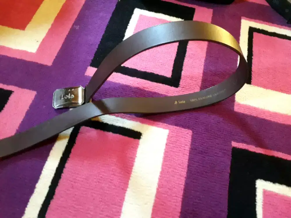 Ikat pinggang kulit ori merek brand lois murah