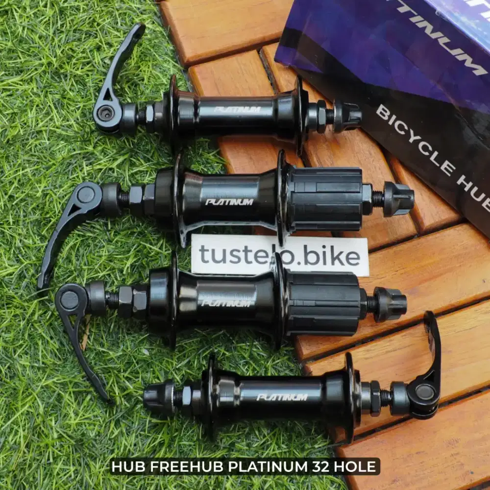Hub Freehub Platinum Silver Chrome Hitam Hub 32 36 Hole
