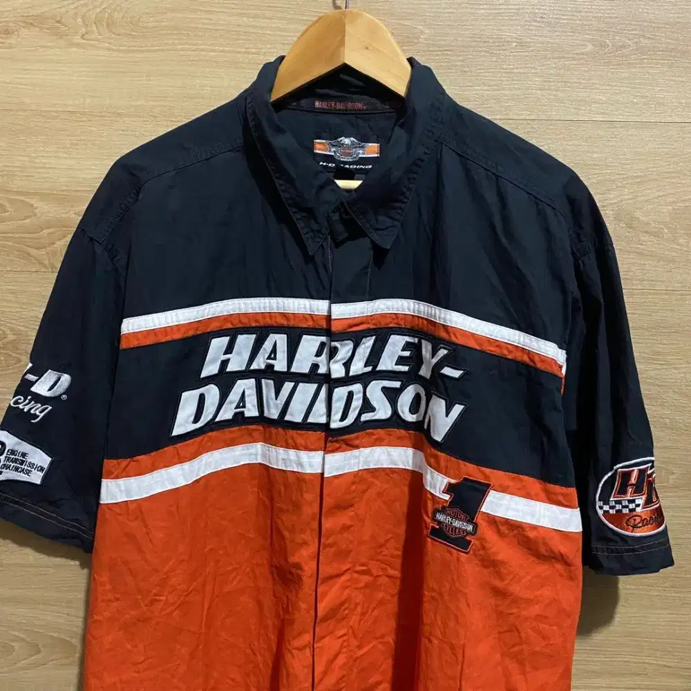 Harley Davidson Shirt Kemeja Original Big Size XXL