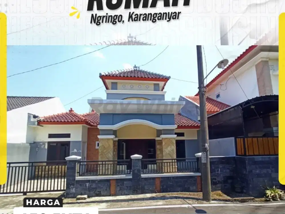 Dijual Rumah Bagus Siap Huni Harga Murah Di Palur Dekat Kaampus UNS Solo