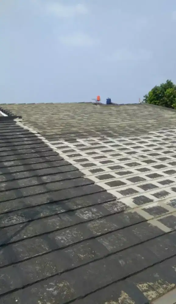 Genteng rembes,flapon bocor,kramik,renovasi atap,buat kosan,talang air