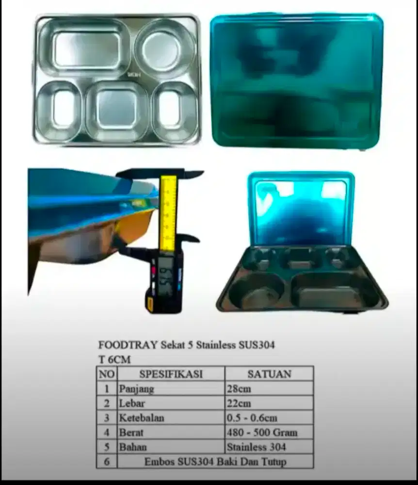 Foodtray Ompreng mbg bgn