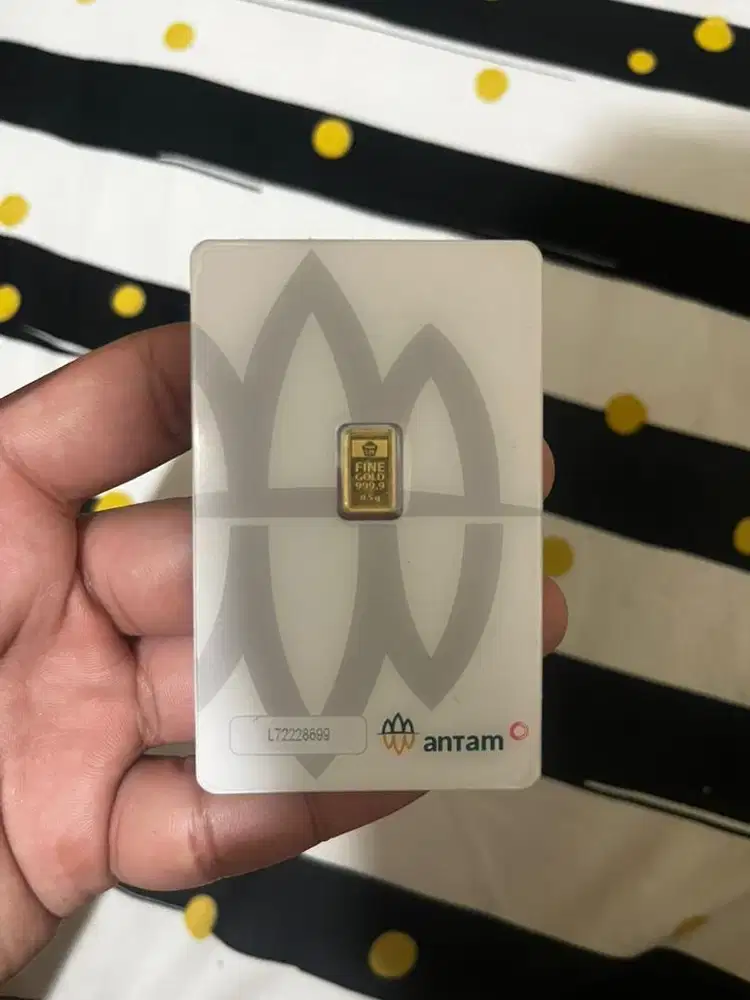 Emas Antam 0,5 gram asli