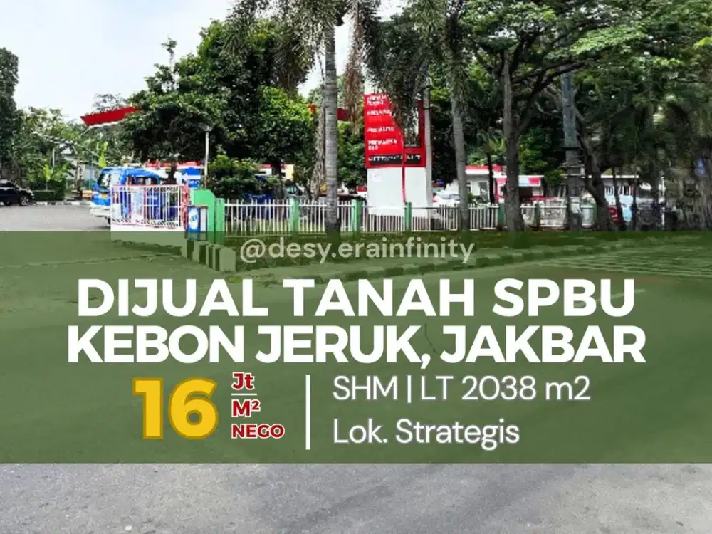 Dijual Tanah SPBU di Kebon Jeruk, Jakarta Barat