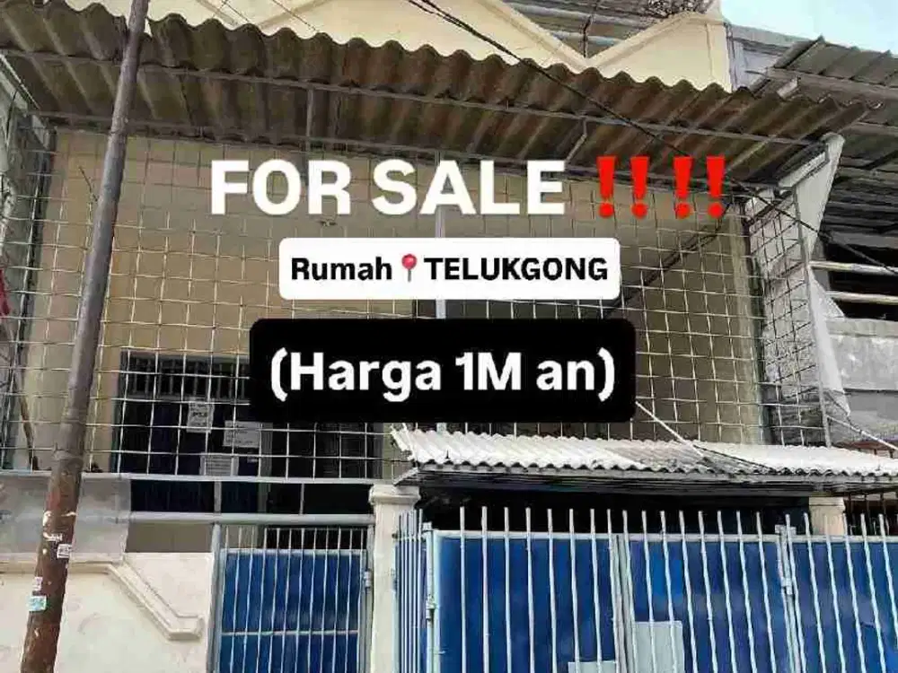 Rumah Teluk Gong siap huni bahan kokoh lokasi strategis dekat sekolah dan apartemen