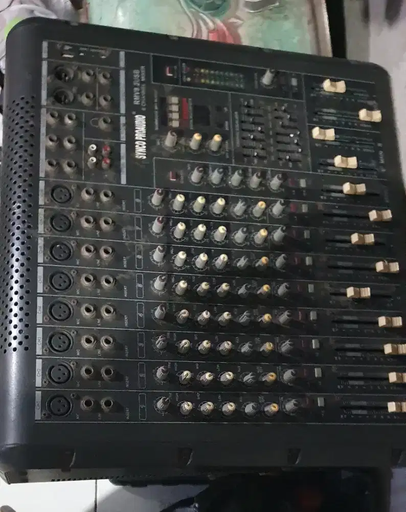 Jual cepat Mixer synco  proaudio Rmv8 8 chanel