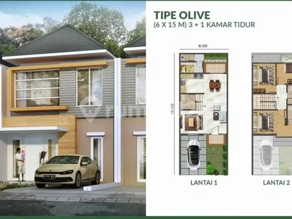 Dijual Rumah Cluster Harmoni Golf Uk 6x15