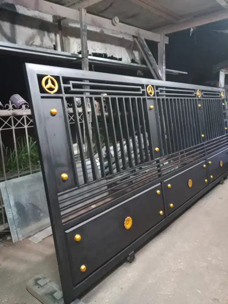 Bengkel las Lampung tralis kanopi tangga pintu pagar balkon