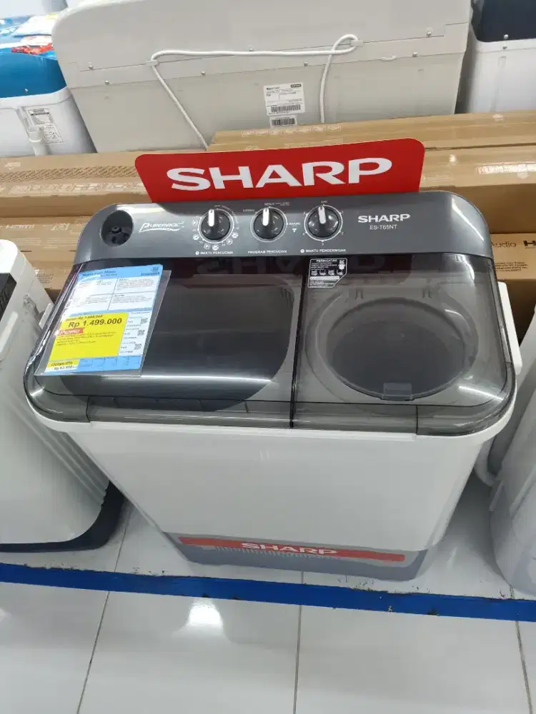 Mesin cuci sharp 7kg (2 tabung)