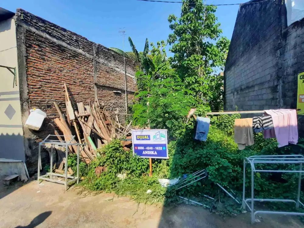 Dijual tanah murah dekat Rumah sakit di Solo