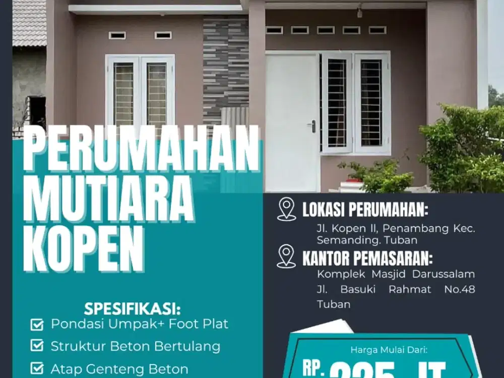 ''Mutiara Kopen- Dekat Kota, Nyaman Untuk Keluarga''