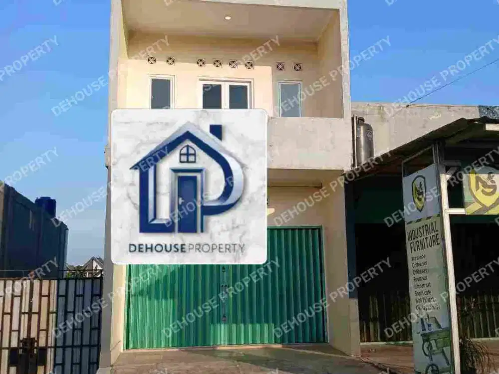 Ruko Baru 2.5 lt pinggir jln raya Ciangsana - Bojongkulur kawasan padat ramai dekat Kota wisata Cibubur