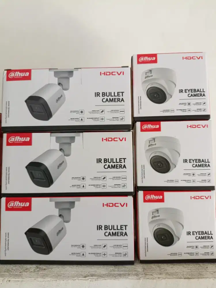 Camera Cctv Dahua indoor dan outdoor tersedia lengkap dari 2mp-5mp