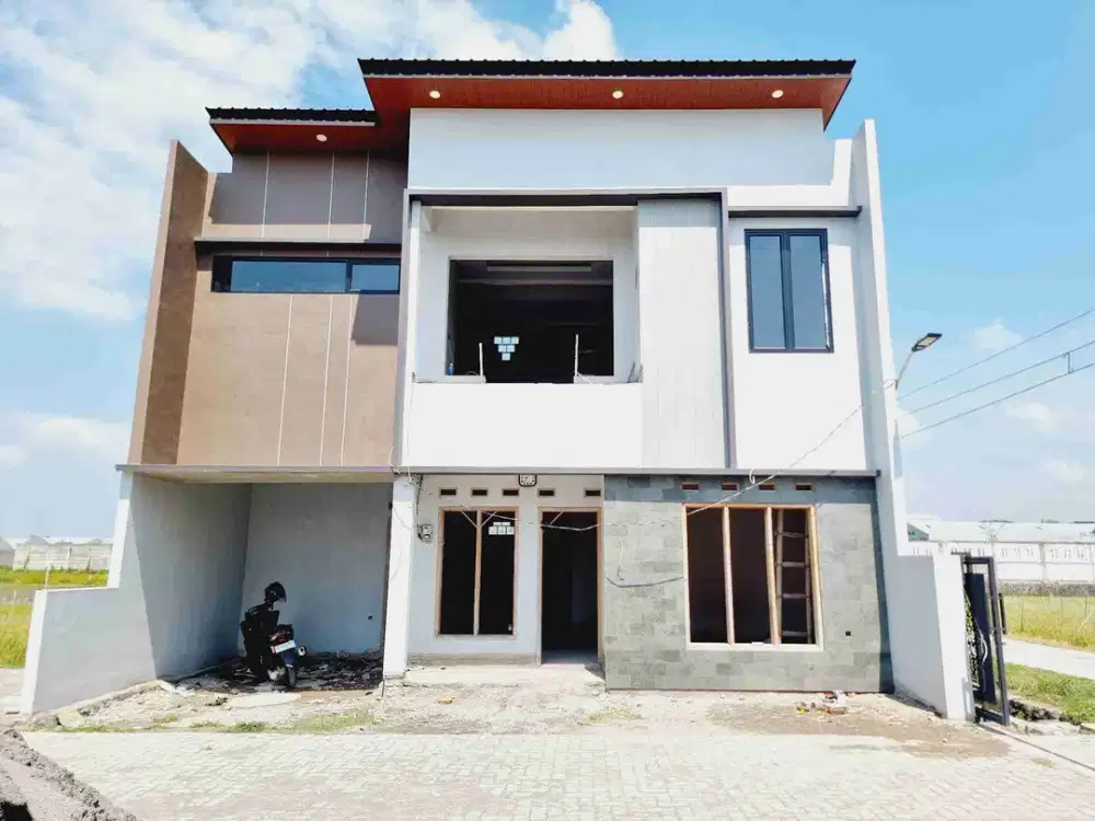 Rumah modern kekinian 2 Lt  di Cluster Dekat Allana Hotel