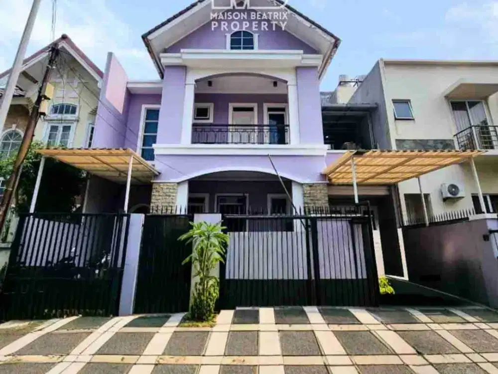 DIJUAL RUMAH 2LT DEKAT SEKOLAH, RS DAN TOL, ANGGREKL0KA BSD