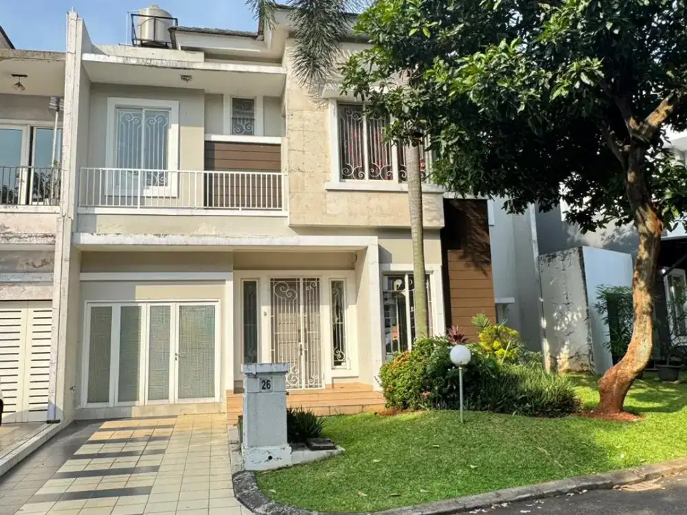Disewakan Rumah Bagus Cluster Chalcedony Phg Gading Serpong
