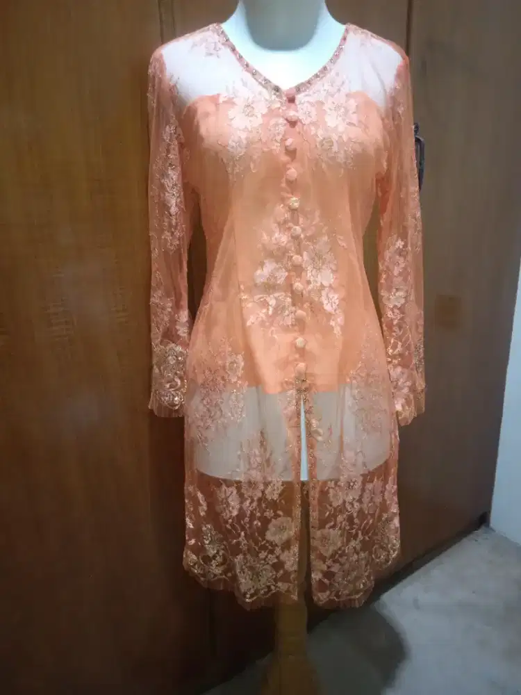 Kebaya brokat payet panjang