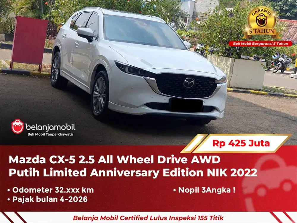 [ 4x4 ] Mazda CX5 CX-5 CX 5 2.5 All Wheel Drive AWD Putih 2022/2023