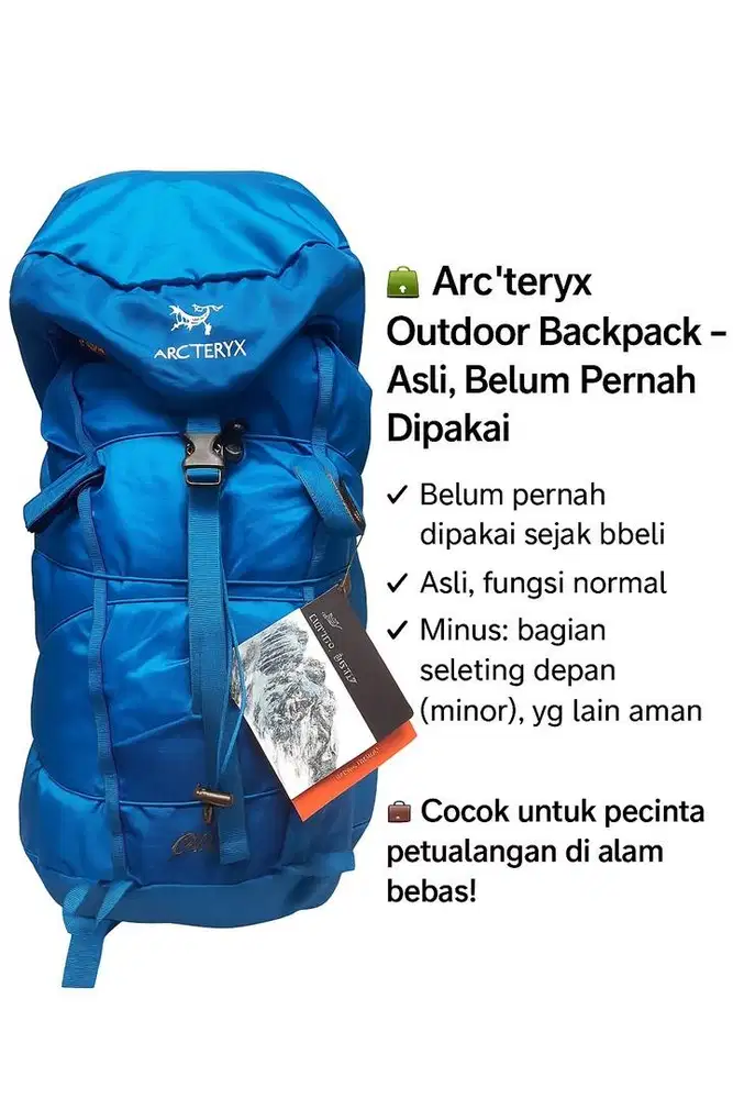 Tas Ransel Backpack Arteryx Carriel Gunung baru asli
