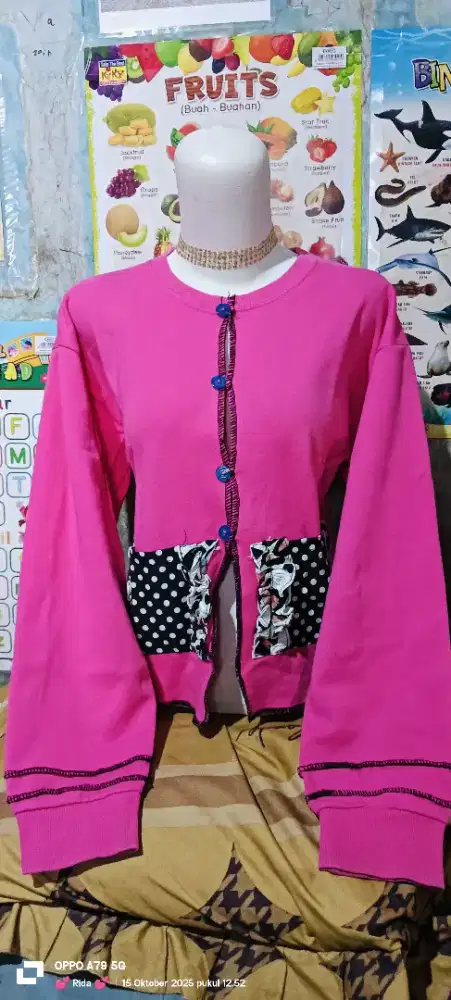 Cardigan Pink Cantik