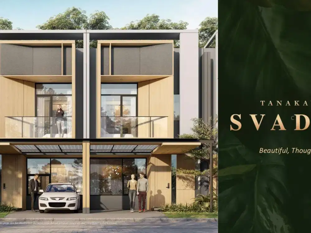 Dijual Hunian Modern 2 Lantai Tanakayu, Cluster Svadhi di BSD Ciy, Tangerang