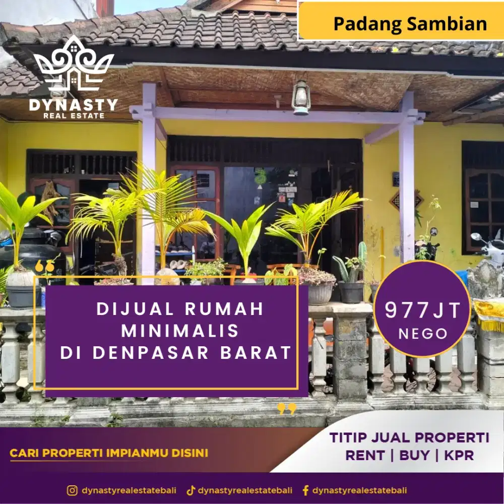 Rumah strategis dan langka di padang sambian