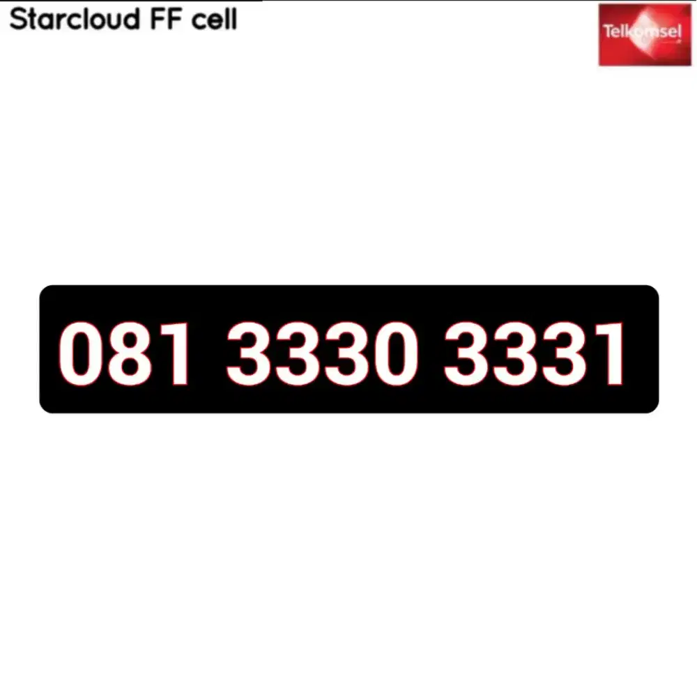 Perdana Nomor Cantik Telkomsel Simpati 11 Digit Dobel Tripel 3330 3331