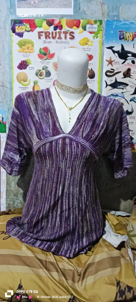 Atasan purple cantik