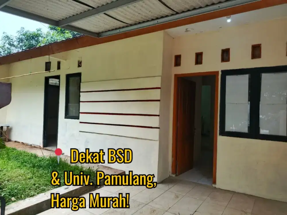 Disewakan Rumah Kontrakan Murah di Rawa Kalong,Gunung Sindur Bogor