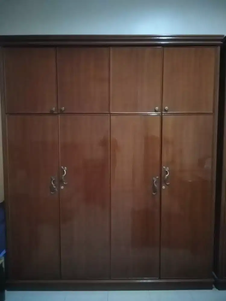 Jual lemari baju 2,03 x 2.40 finishing duco